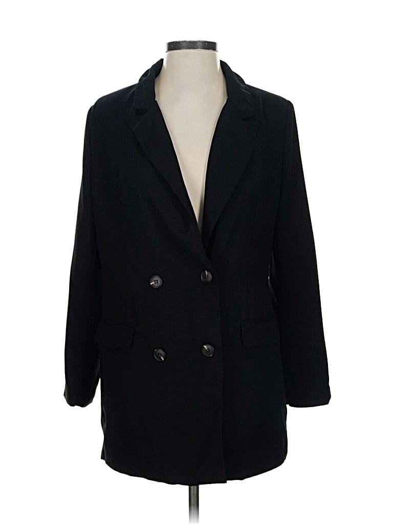 Pre-owned Nasty Gal Inc. Blazer Jacket In Black