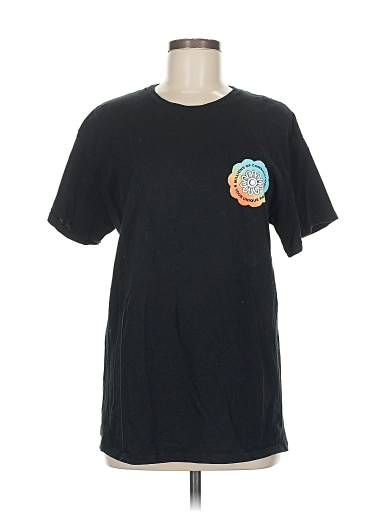 Pre-owned Gildan Short Sleeve T-shirt In Black