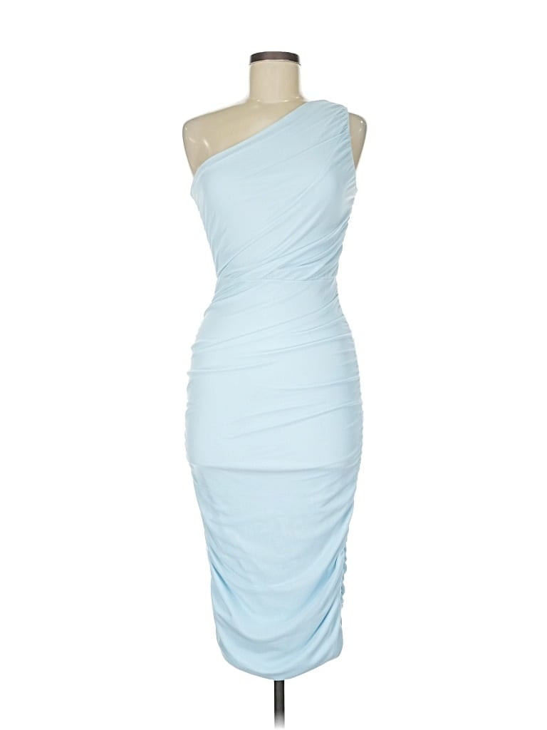 Pre-owned Love X Design Cocktail Dress In White