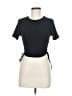 Love Tree Black Short Sleeve Top Size M - photo 1