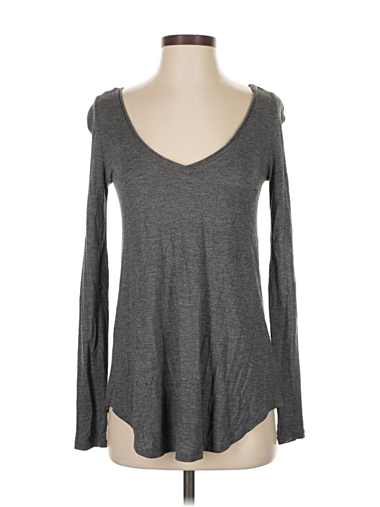 Pre-owned Kenar Long Sleeve T-shirt In Gray