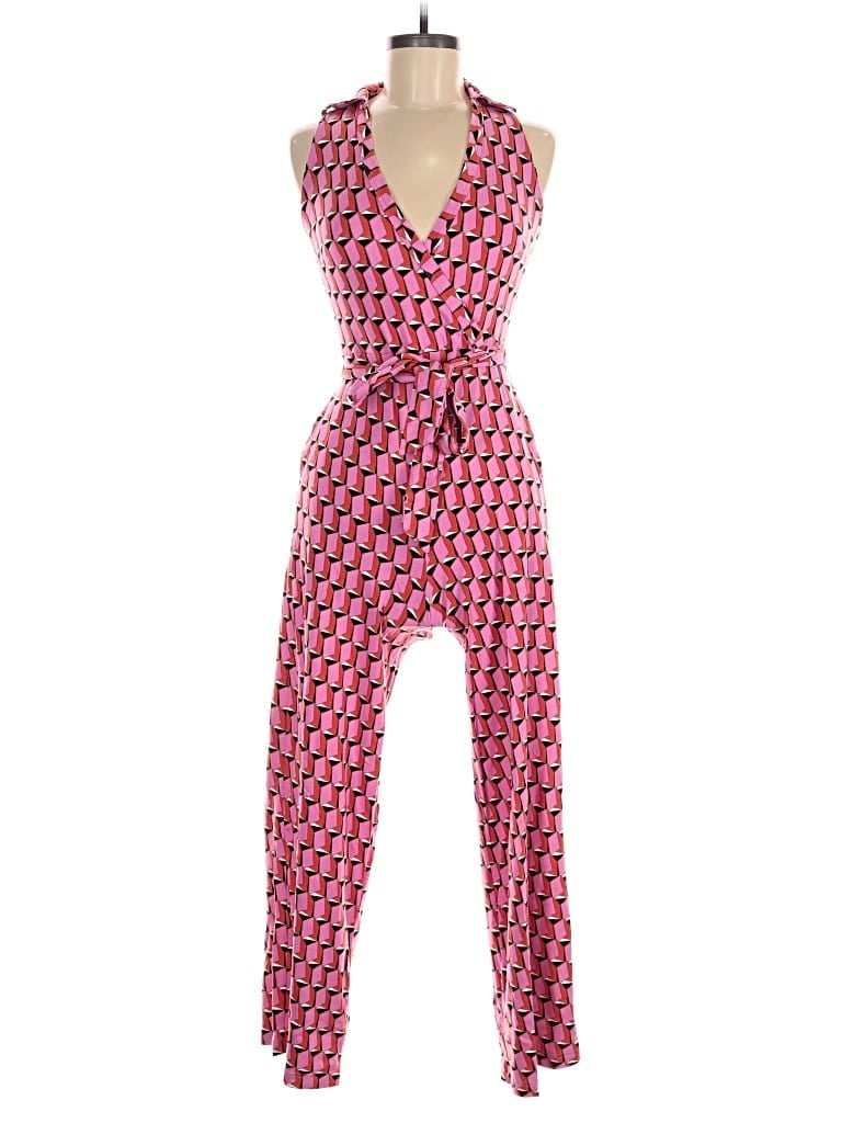 Pre-owned Diane Von Furstenburg For Target Jumpsuit In Red