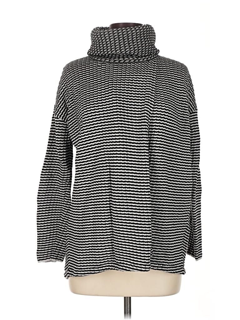 Pre-owned Cabi Turtleneck Sweater In Black