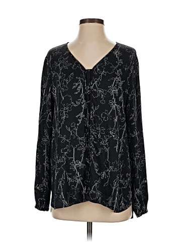 Classiques Entier Long Sleeve Silk Top (view 1)