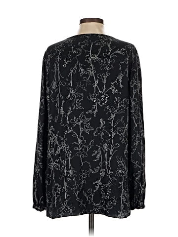 Classiques Entier Long Sleeve Silk Top (view 2)