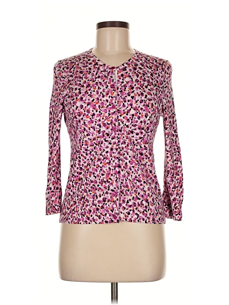 Pre-owned Ann Taylor 3/4 Sleeve Blouse In Pink