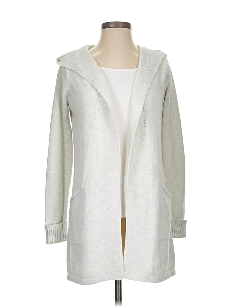 Pre-owned Tahari Cardigan Sweater In Silver