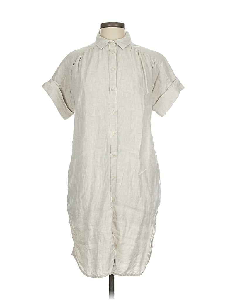 Pre-owned Baird Mcnutt For J.crew Casual Dress In Gray