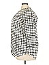 Denimist 100% Polyester Houndstooth Ivory 3/4 Sleeve Blouse Size 18 - photo 5