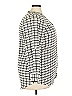 Denimist 100% Polyester Houndstooth Ivory 3/4 Sleeve Blouse Size 18 - photo 4
