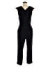 Banana Republic 100% Polyester Solid Black Jumpsuit Size 2 - photo 2