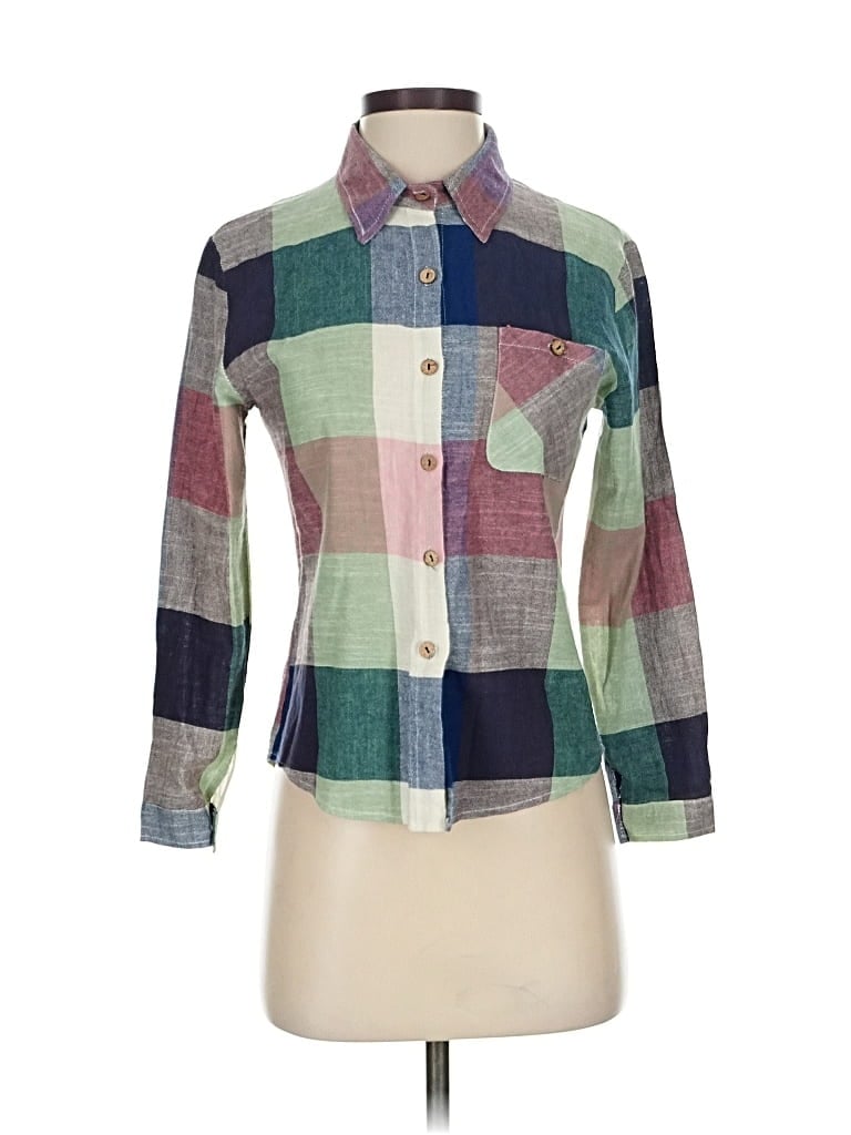 Pre-owned Assorted Brands Long Sleeve Button Down Shirt In Pink