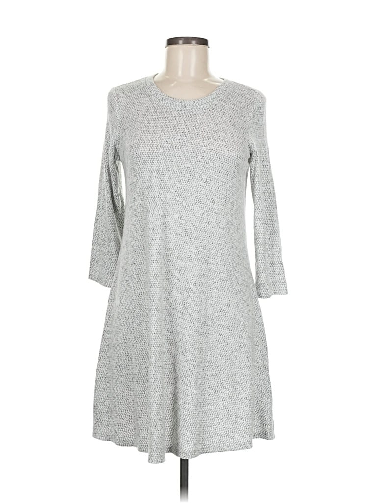 Pre-owned Fortune + Ivy Casual Dress In Gray