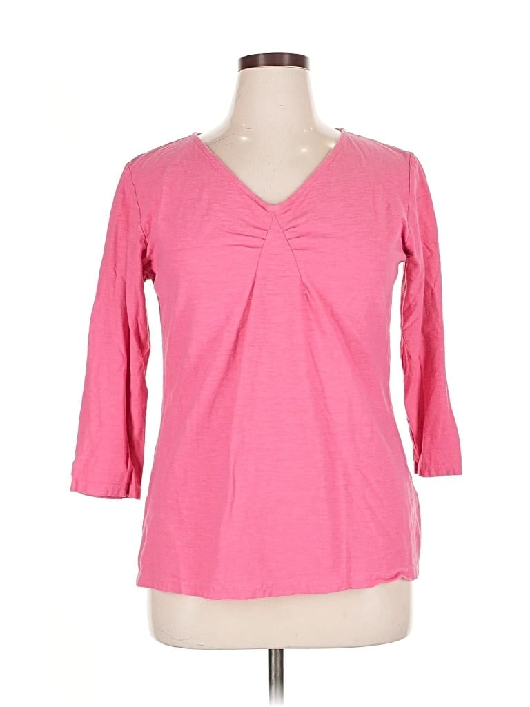 Pre-owned Cut.loose 3/4 Sleeve T-shirt In Pink