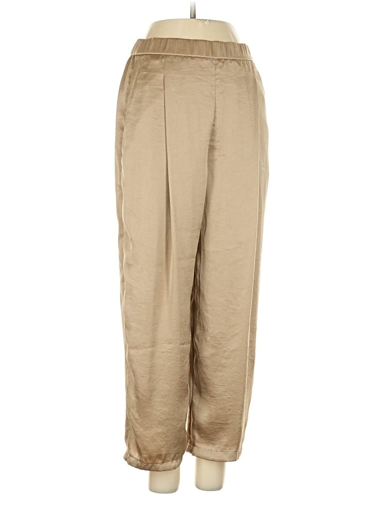 Pre-owned Theory Casual Pants In Gold