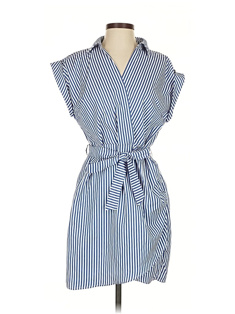 Pre-owned Hyfve Casual Dress In Blue