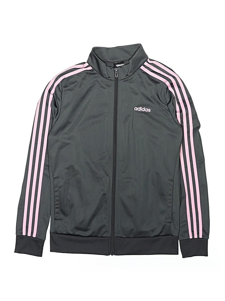 Pre-owned Adidas Originals Kids' Track Jacket In Gray