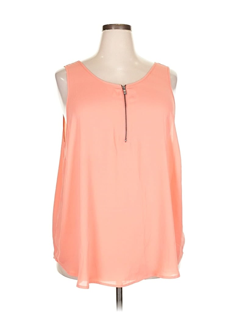 Pre-owned Torrid Sleeveless Blouse In Pink