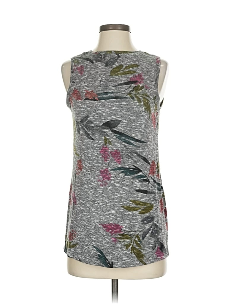 Pre-owned A New Day Sleeveless Top Gray One Shoulder Neckline Tops