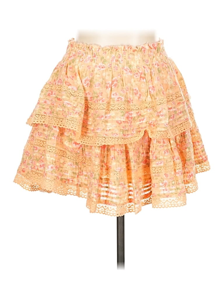 Pre-owned Aerie Casual Skirt In Orange