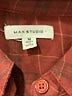 Max Studio Plaid Red Long Sleeve Blouse Size M - photo 7