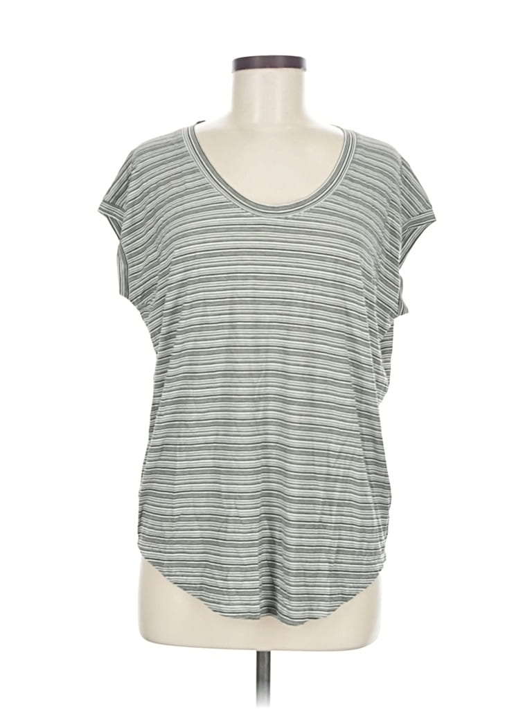 Pre-owned Athleta Short Sleeve T-shirt In Gray