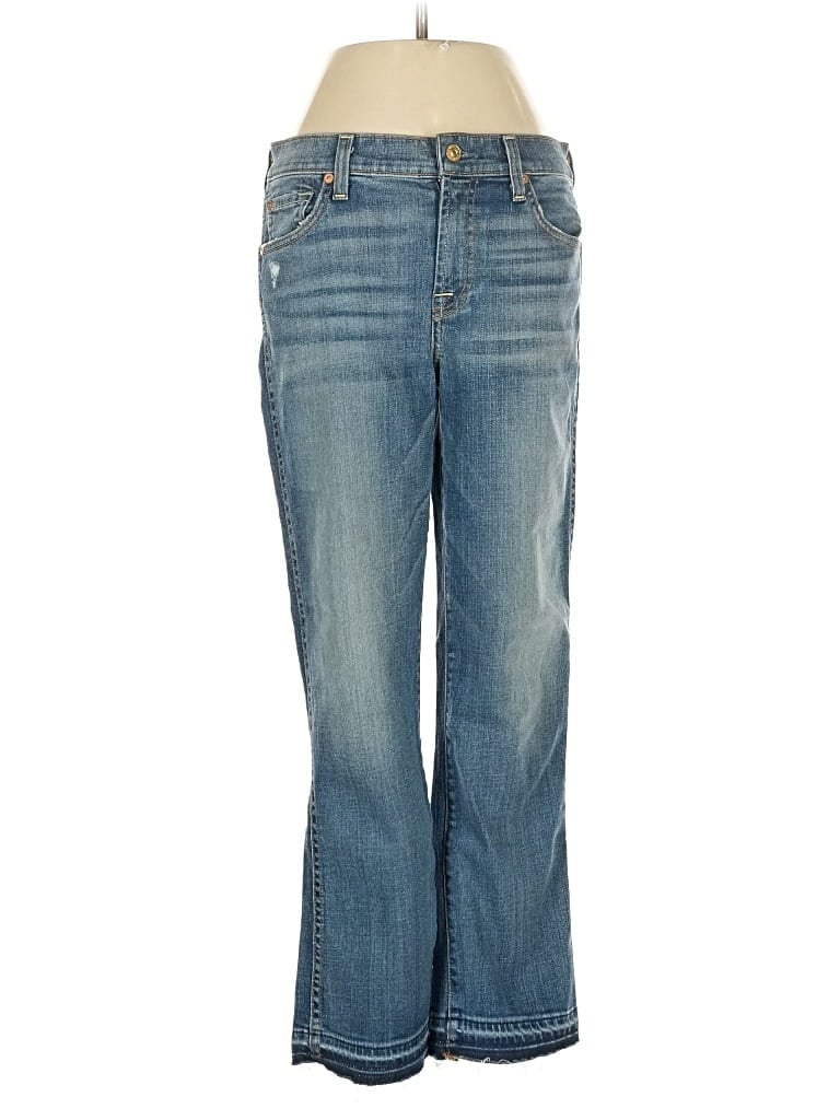 Pre-owned 7 For All Mankind Jeans In Blue