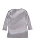 lil legs Stripes Gray 3/4 Sleeve Top Size 14 - photo 2