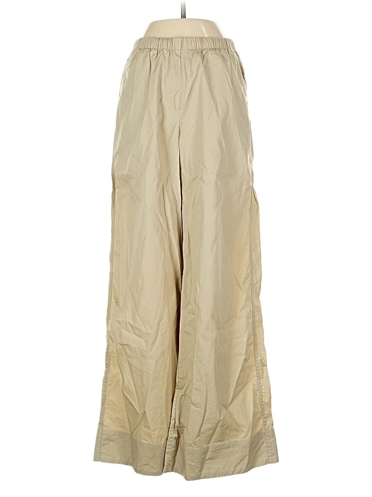 Pre-owned Babaton Khaki Pant In Brown