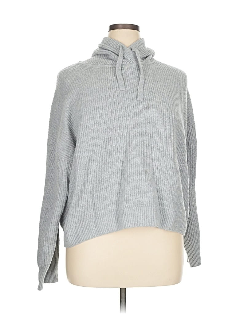 Pre-owned Gap Pullover Hoodie In Gray