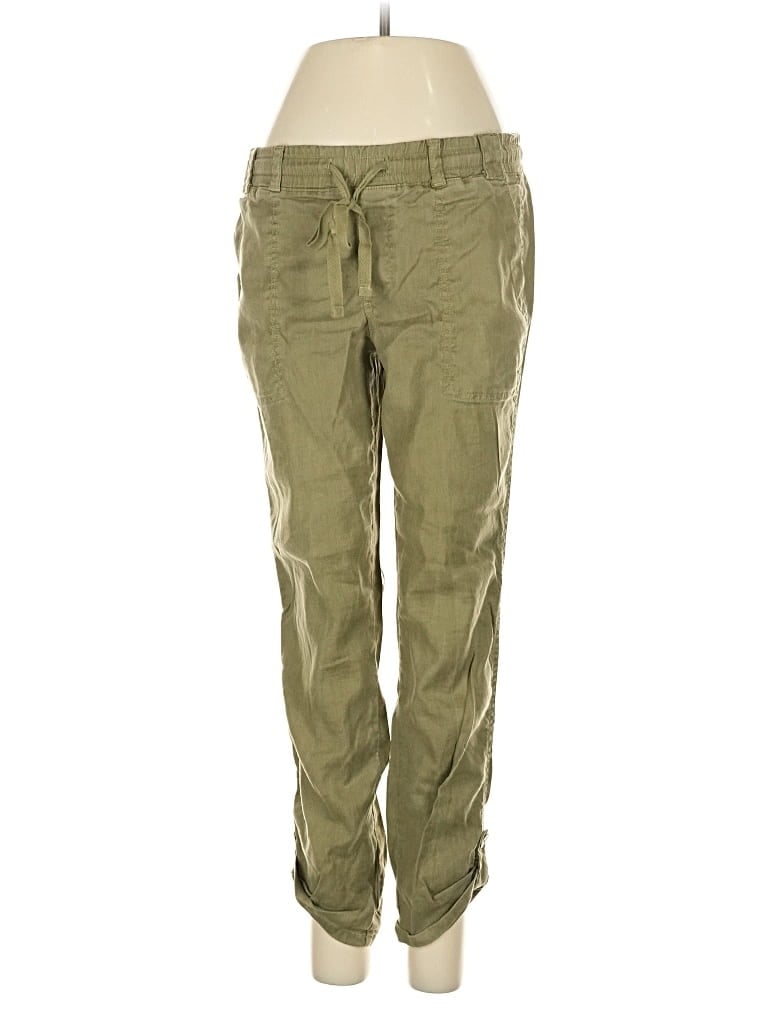 Pre-owned Level 99 Linen Pants In Green