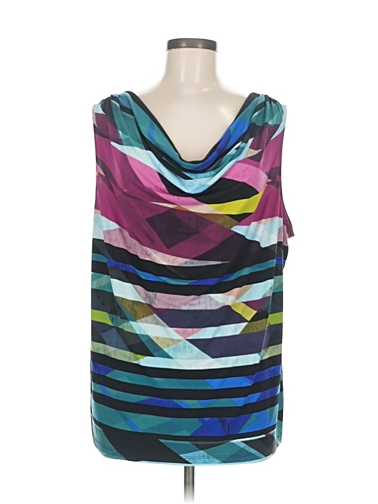 Pre-owned Calvin Klein Sleeveless Blouse In Pink