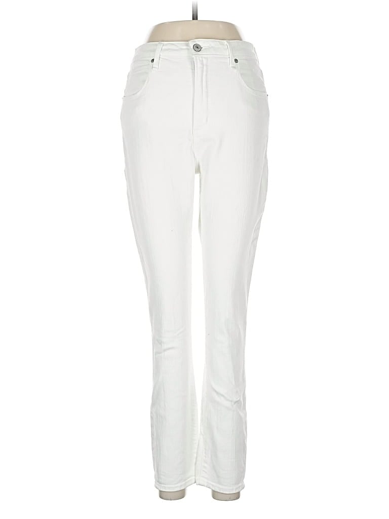 Pre-owned Abercrombie & Fitch Jeans In White