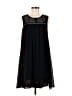 Max Studio 100% Polyester Solid Black Casual Dress Size M - photo 1