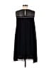 Max Studio 100% Polyester Solid Black Casual Dress Size M - photo 2