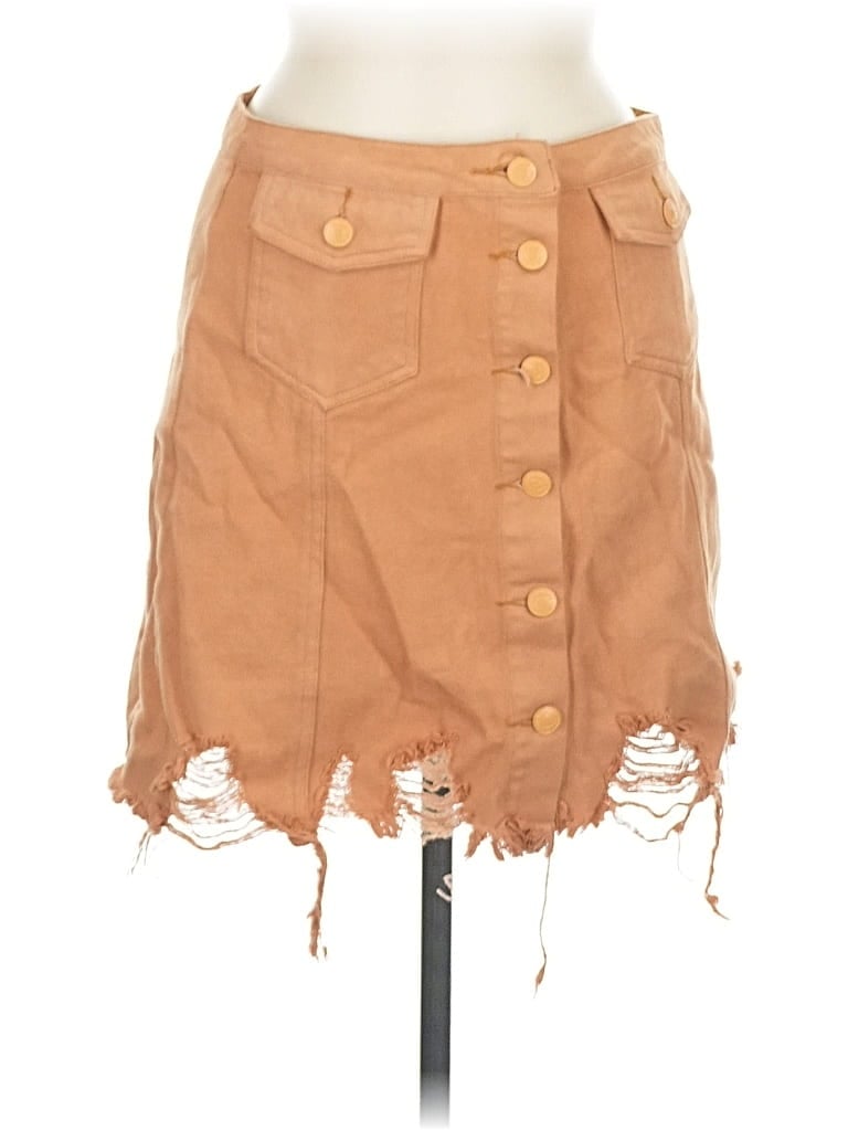 Pre-owned Signature 8 Casual Skirt In Brown