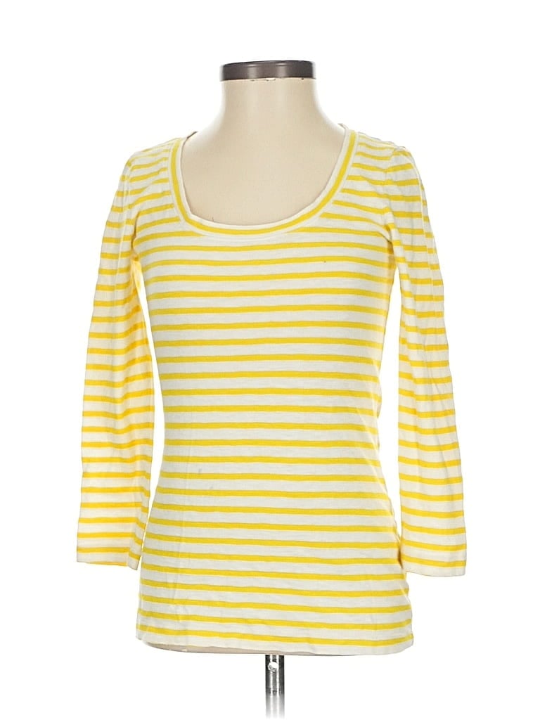 Pre-owned Lucca 3/4 Sleeve T-shirt In Yellow