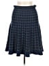 Max Studio Chevron-herringbone Blue Casual Skirt Size M - photo 2