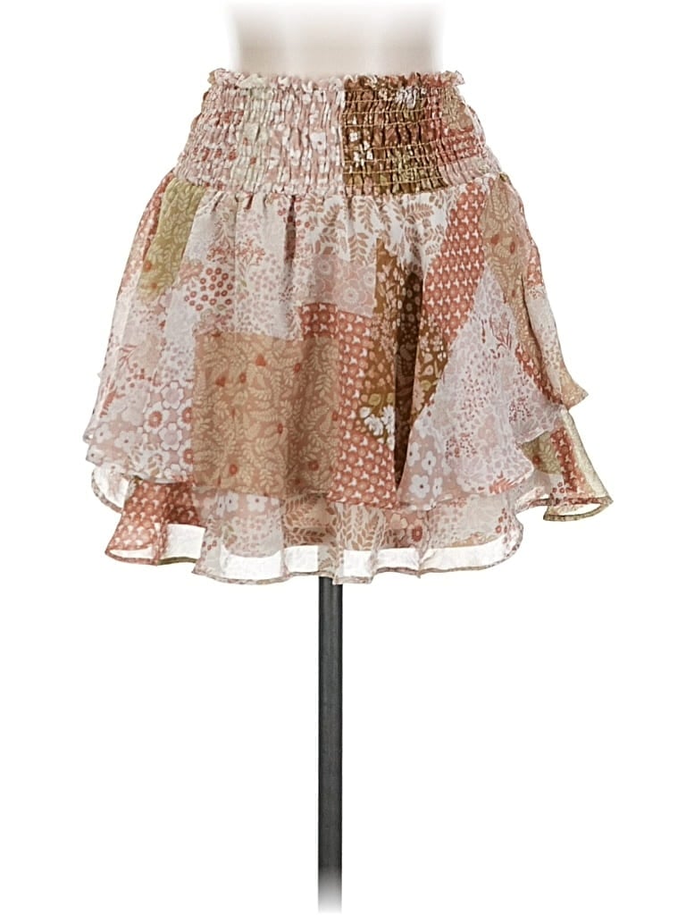 Pre-owned Altar'd State Casual Skirt In Brown