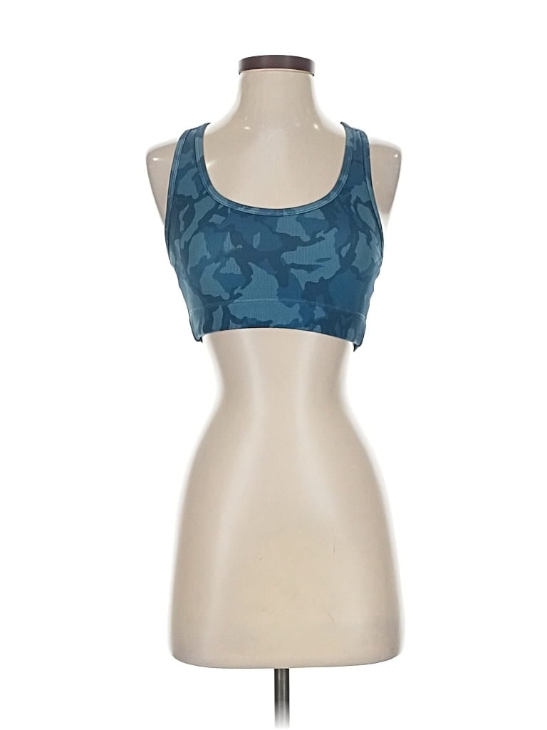 Pre-owned Zyia Active Sports Bra In Blue