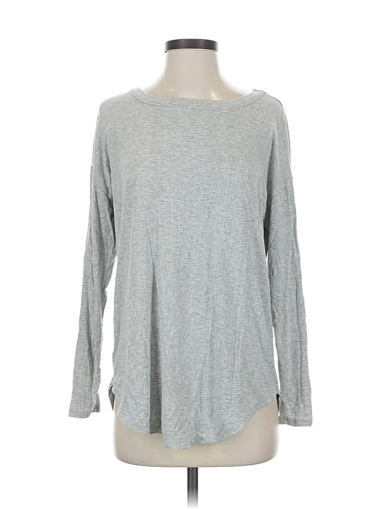 Pre-owned Lou & Grey Long Sleeve T-shirt In Gray