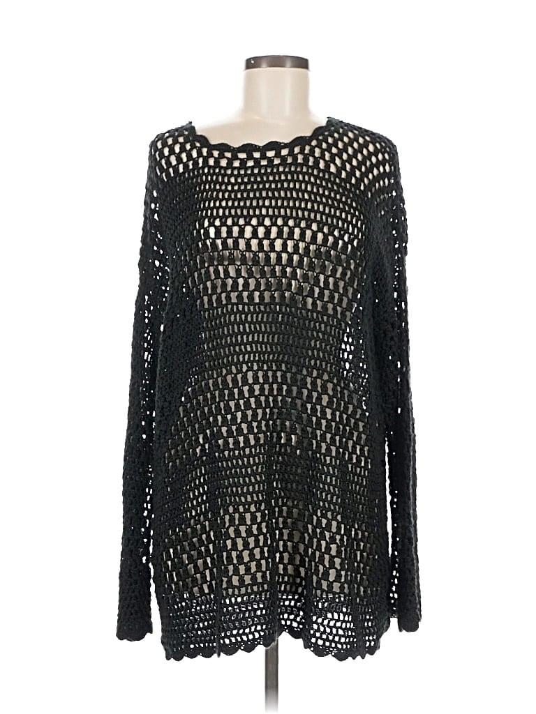 Pre-owned Show Me Your Mumu Pullover Sweater In Black