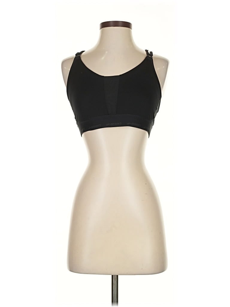 Pre-owned Brooks Sports Bra In Black