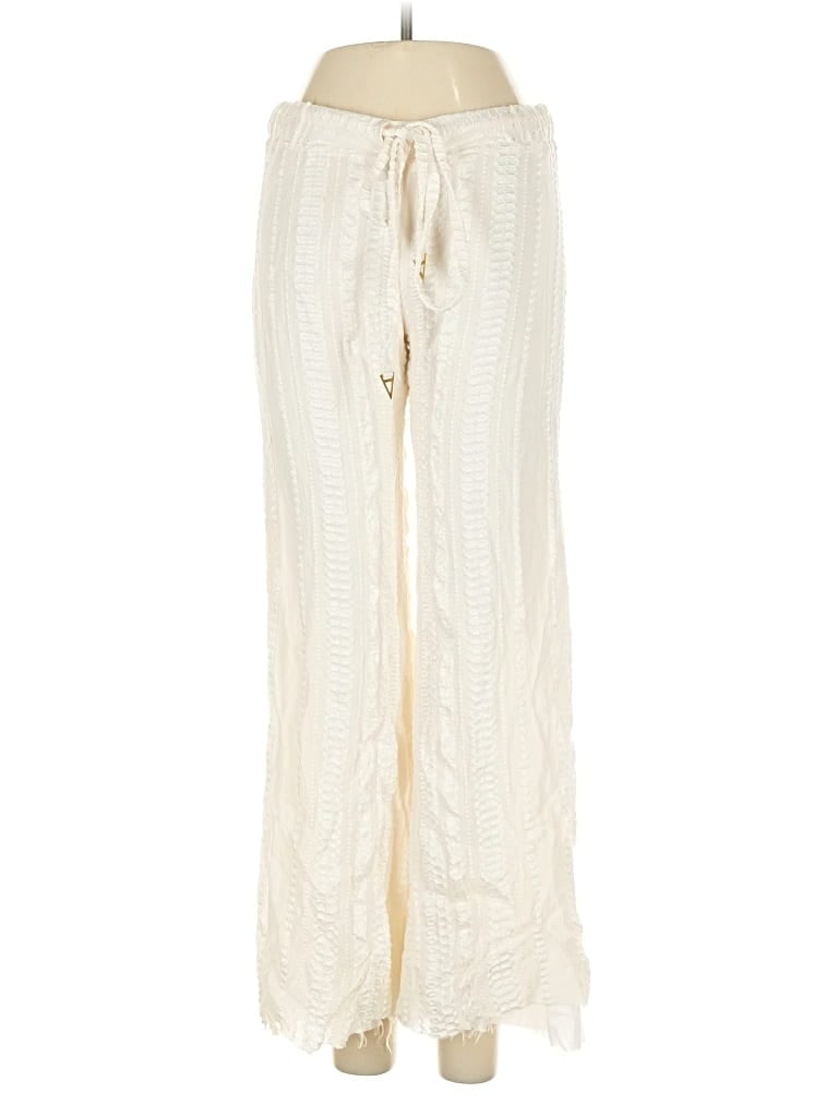 Pre-owned Zeus + Dione Casual Pants In White