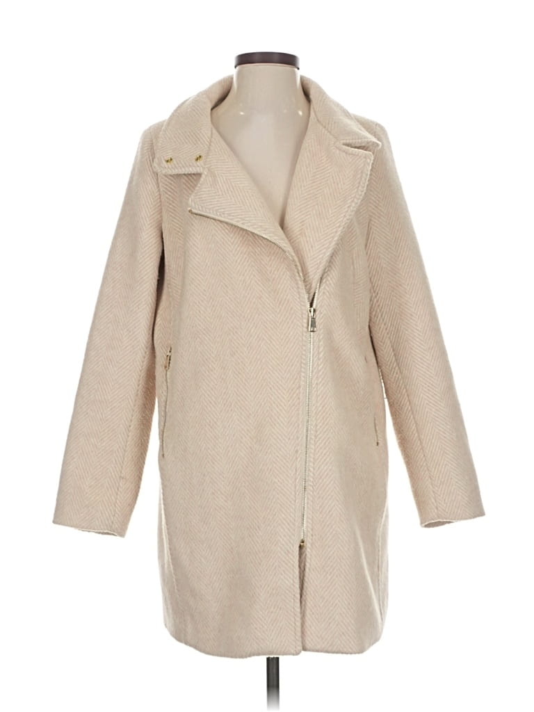 Pre-owned Ann Taylor Loft Coat In Brown