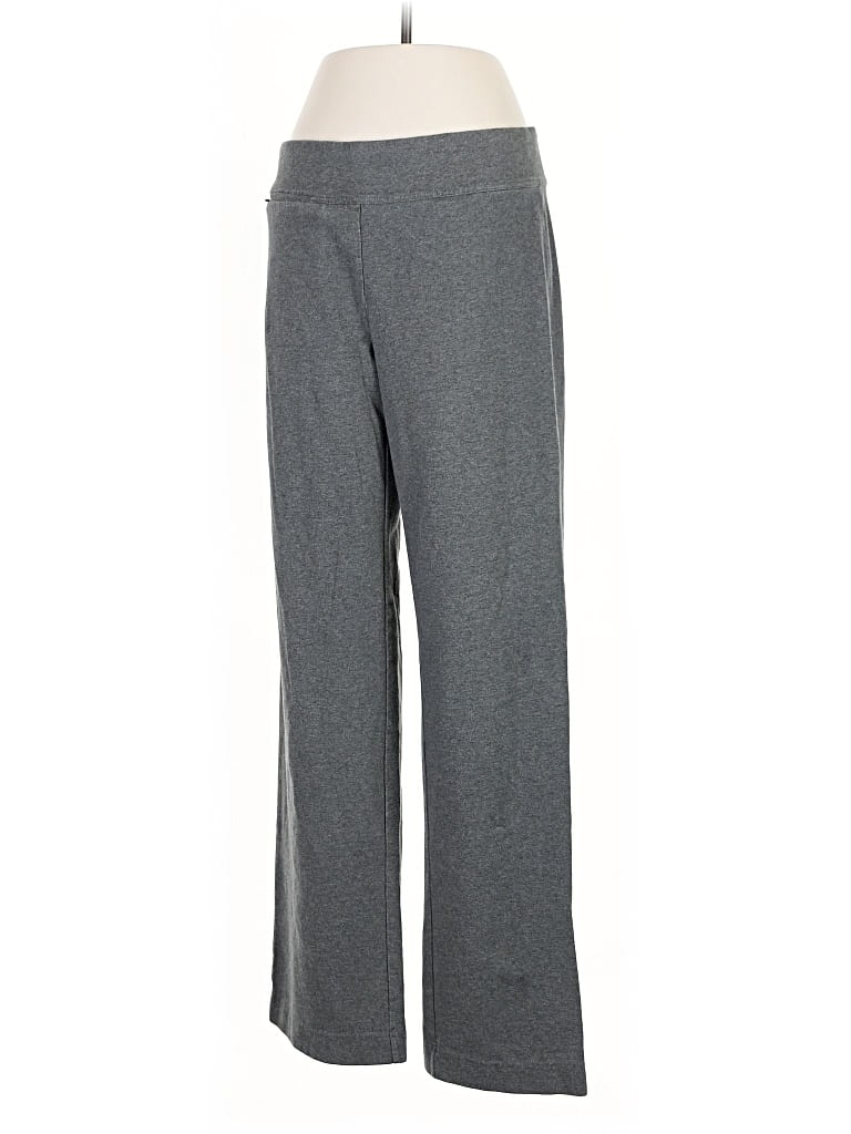 Pre-owned Lands' End Active Pants In Gray