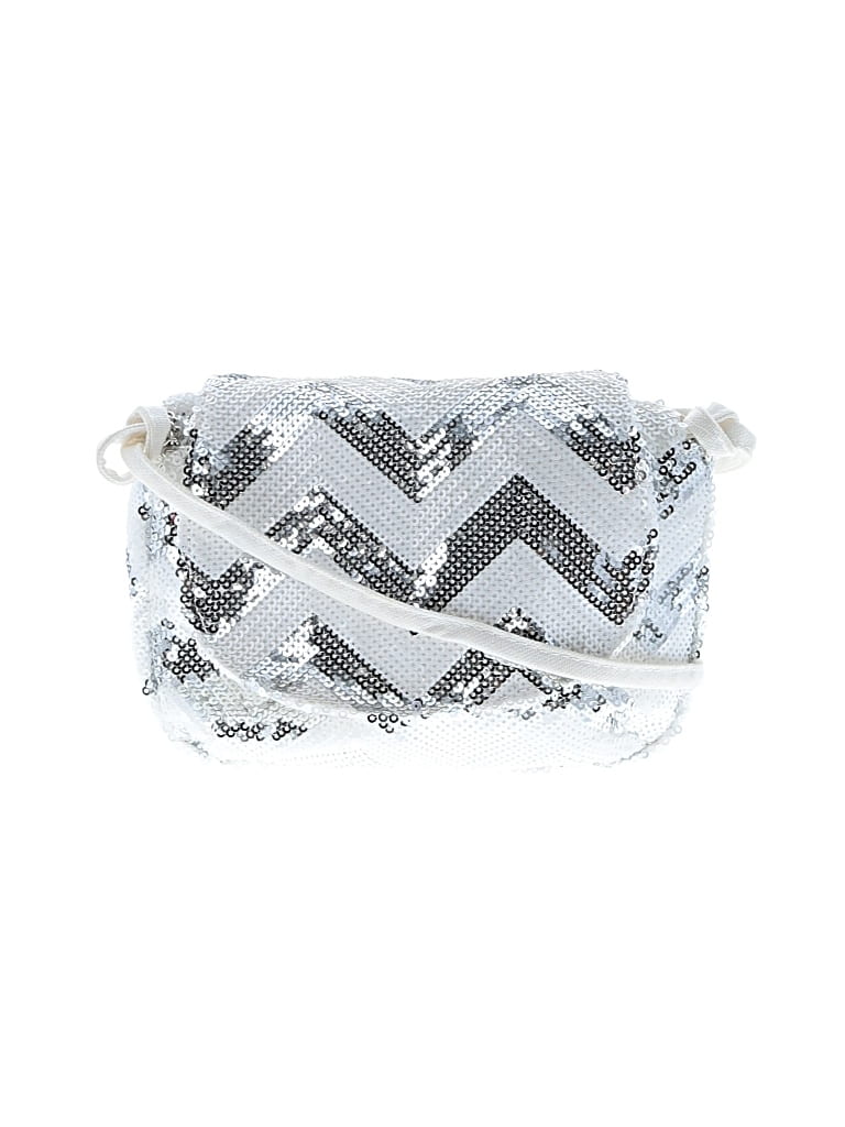 Pre-owned Victoria's Secret Pink Crossbody Bag In Silver