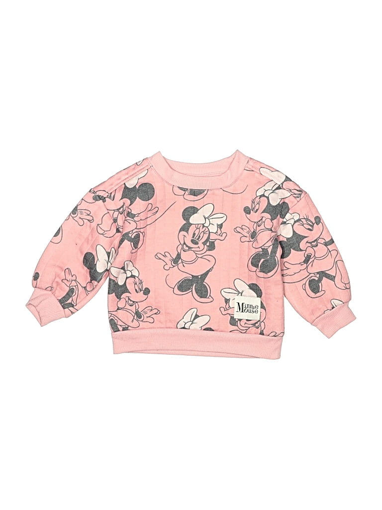 Pre-owned Disney Baby Babies' Sweatshirt In Pink