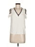 Maje 100% Viscose Ivory Short Sleeve Top Size Med (2) - photo 1