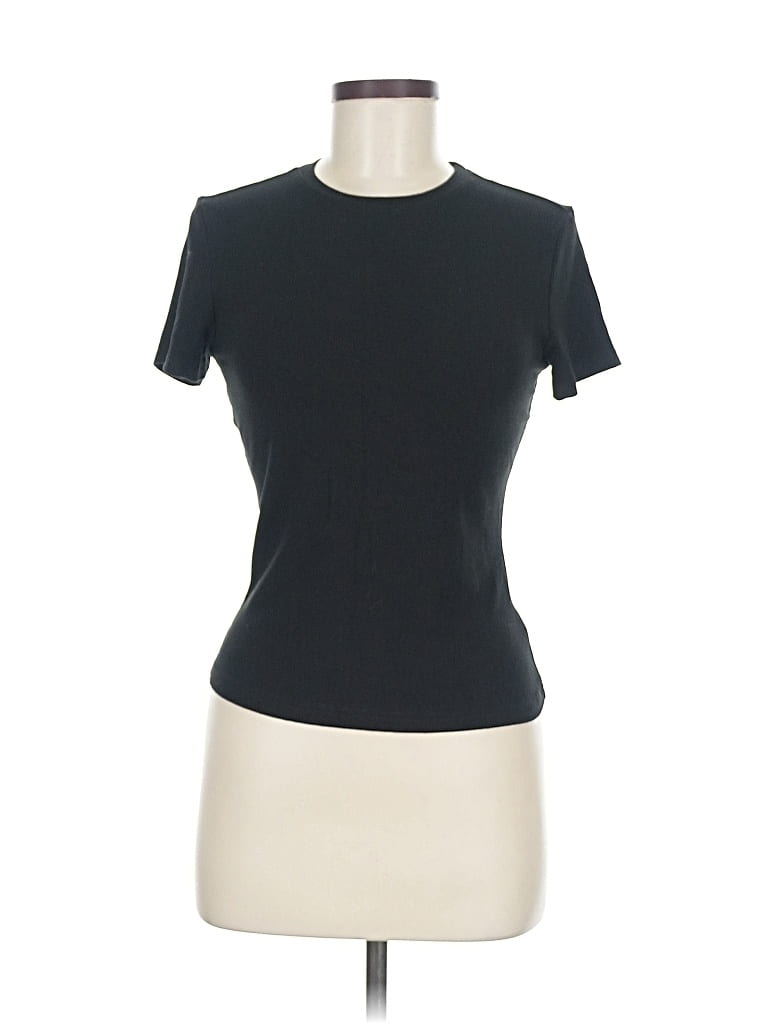 Pre-owned Xieerduo Short Sleeve Turtleneck In Black